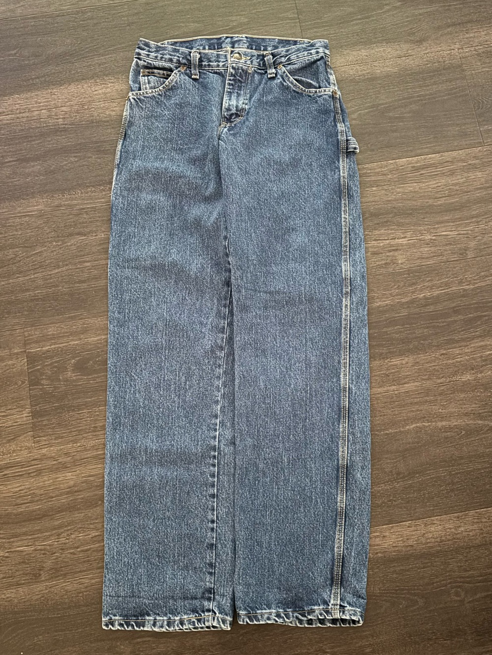 Dickies Carpenter Jeans Men's 30x34 Blue Denim Relaxed Fit Work Pants